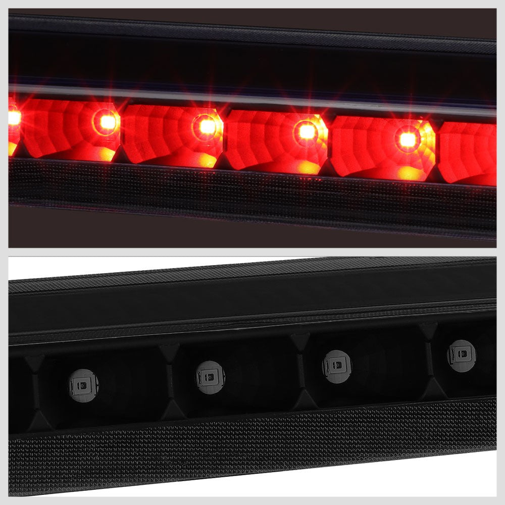 Black Housing/Smoke Lens LED Rear Tail Third Brake Light For 99-04 Ford Mustang
