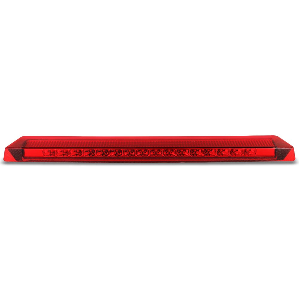 Chrome Housing/Red Lens LED Rear Tail Third Brake Light For 99-04 Ford Mustang