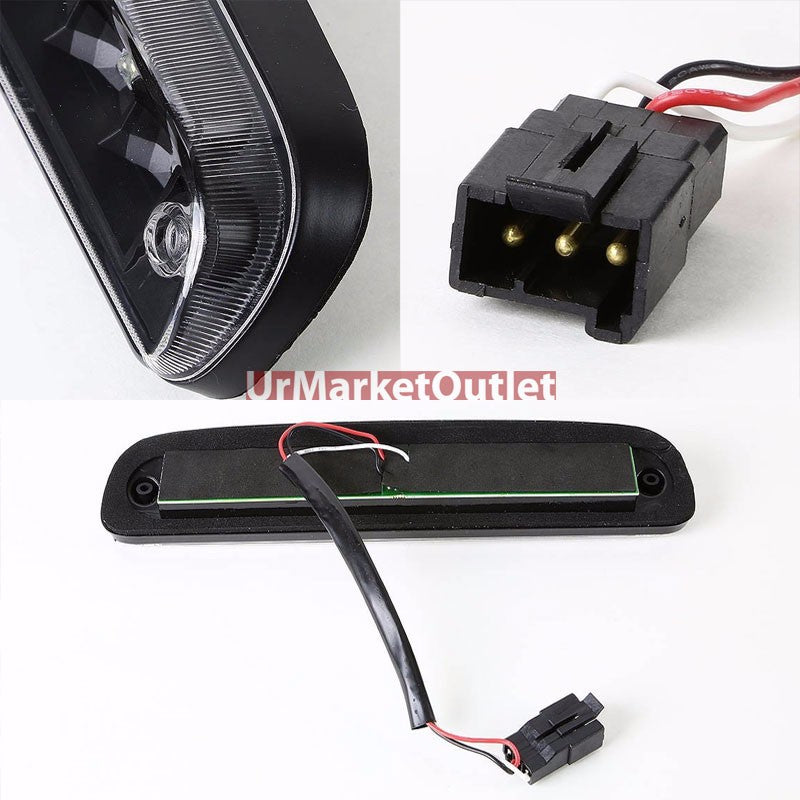 Black Housing Clear Len Third Brake Light For 01-16 Superduty/Ranger/Explorer