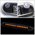 [Sequential Arrow LED] Carbon/Clear Len Third Brake Light For 07-14 Silverado