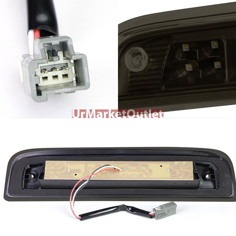 Smoked Lens/Black LED Rear 3RD Third Brake Light Lamp For 14-18 Silverado 1500