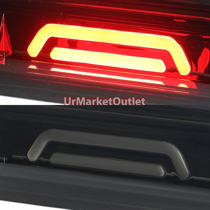 Smoked Len/Chrome LED Rear 3RD Third Brake Light Lamp For 14-20 Silverado/Sierra
