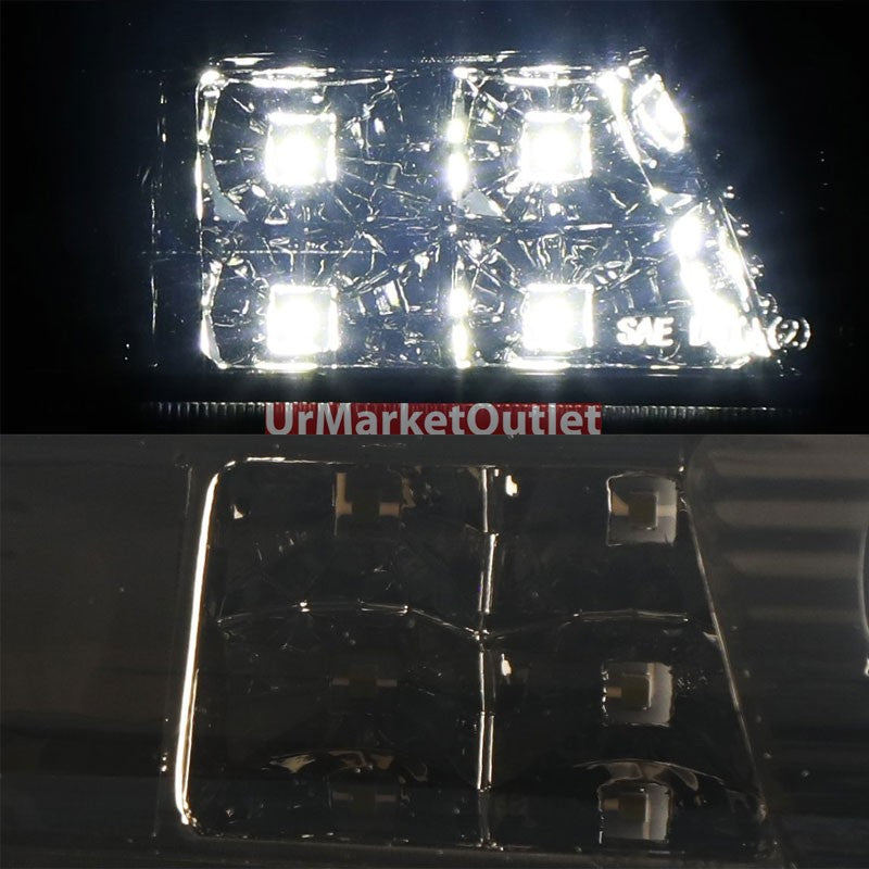 Smoked Len/Chrome LED Rear 3RD Third Brake Light Lamp For 14-20 Silverado/Sierra