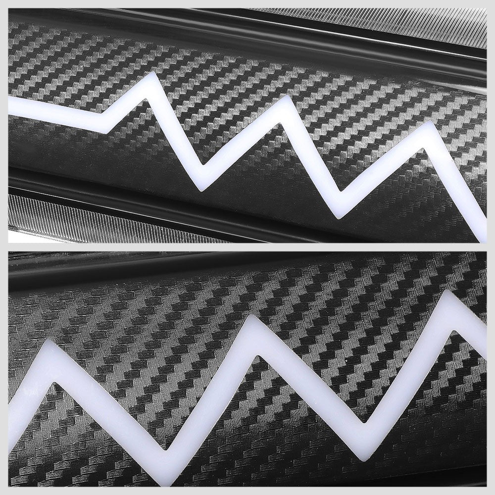 [Sequential Heartbeat LED] Carbon/Clear Len Third Brake Light For 14-22 Sierra