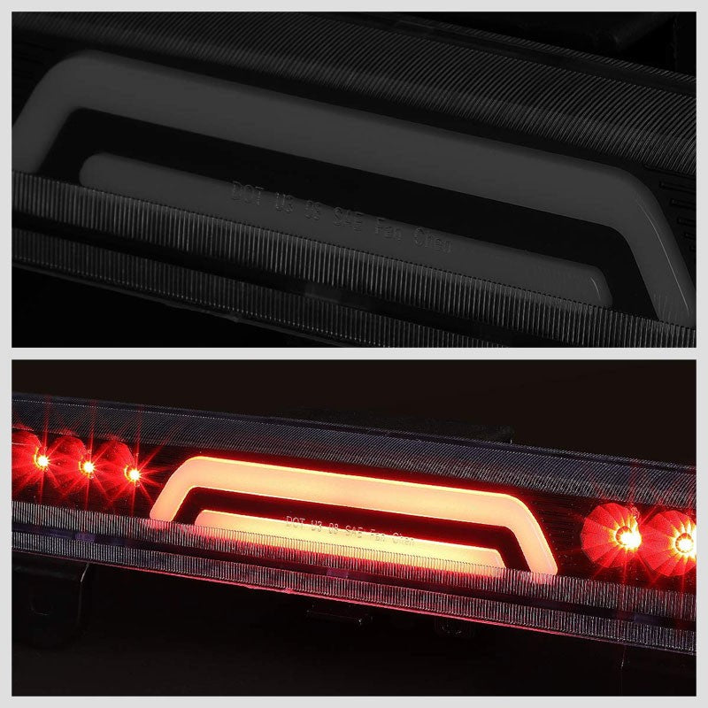 3D LED Rear Third Brake Light Black Housing Smoke Lens For 00-06 GMC Yukon