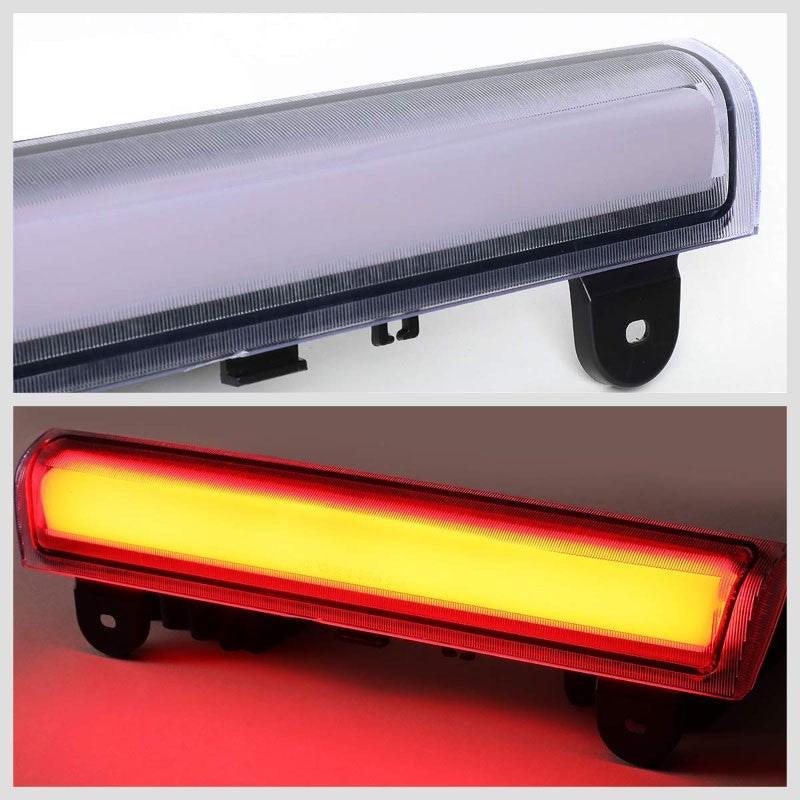 3D LED BAR Rear Third Brake Light Chrome Housing Clear Len For 00-06 Chevy Tahoe