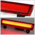 3D LED BAR Rear Third Brake Light Chrome Housing Red Lens For 00-06 GMC Yukon