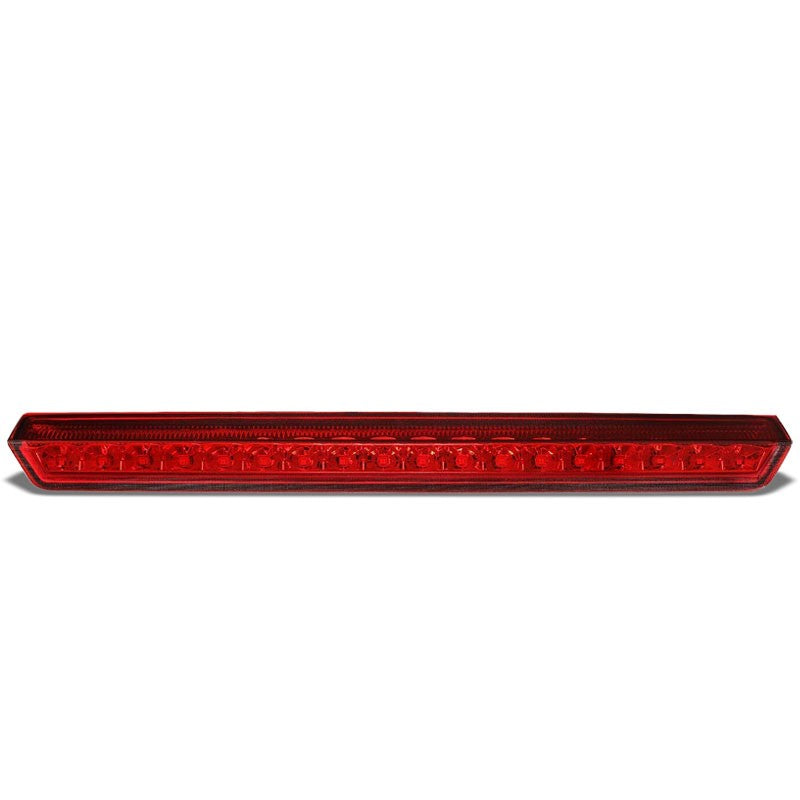 Chrome Housing Red Lens LED Rear 3RD Third Brake Light Lamp For 15-17 Tahoe