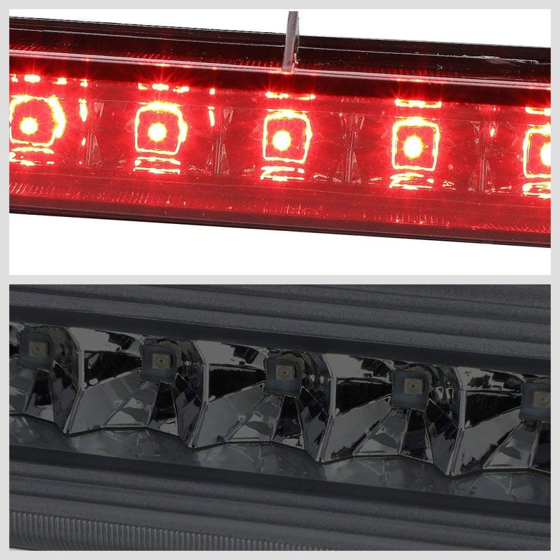 Chrome Housing Smoked Lens LED Rear 3RD Third Brake Light For 07-09 Torrent