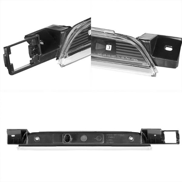 Black Housing Third Brake/Rear Red LED Light Lamp For Chevy 10-17 Equinox