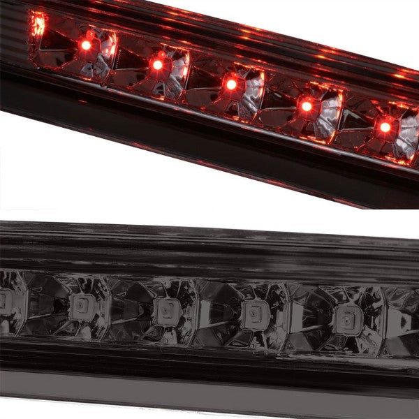 Chrome Housing/Smoked Len Third Brake Red LED Light Lamp For Chevy 10-17 Equinox