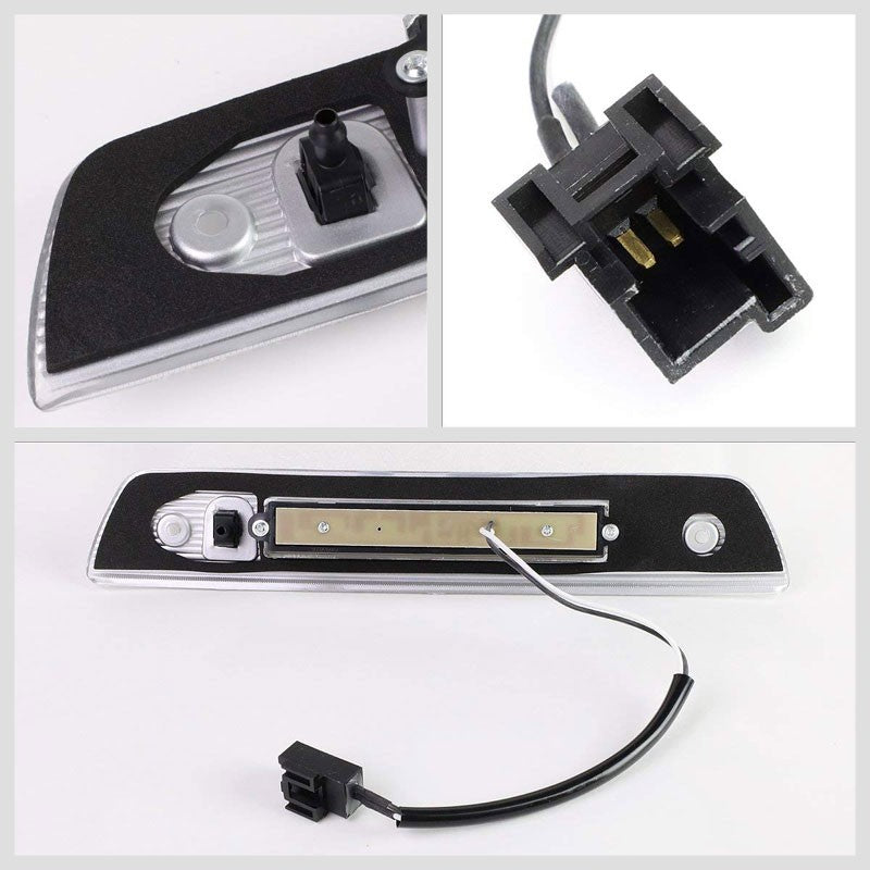 Chrome Housing Clear Len Third Brake LED Light For Jeep 05-10 Grand Cherokee WK