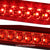 Chrome Housing Red Len Third Brake Red LED Light For 11-21 Grand Cherokee WK2