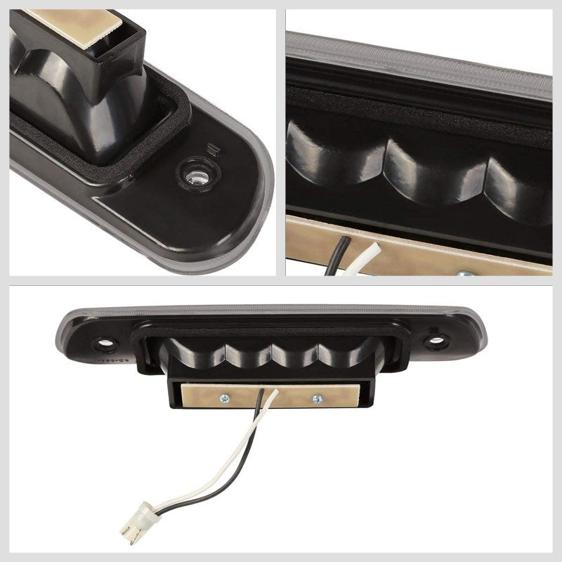 Black Housing Smoke Len Third Brake LED Light For Jeep 99-04 Grand Cherokee WJ