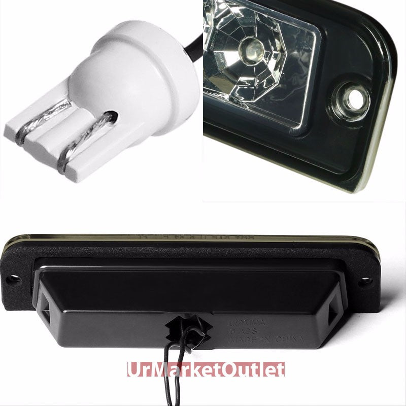 Chrome Housing Smoke Len Rear Third Brake Red LED Light For 97-06 Wrangler TJ