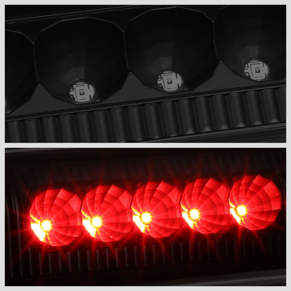 Black Housing/Smoke Lens LED Rear Tail Third Brake Light For 09-14 Nissan Cube