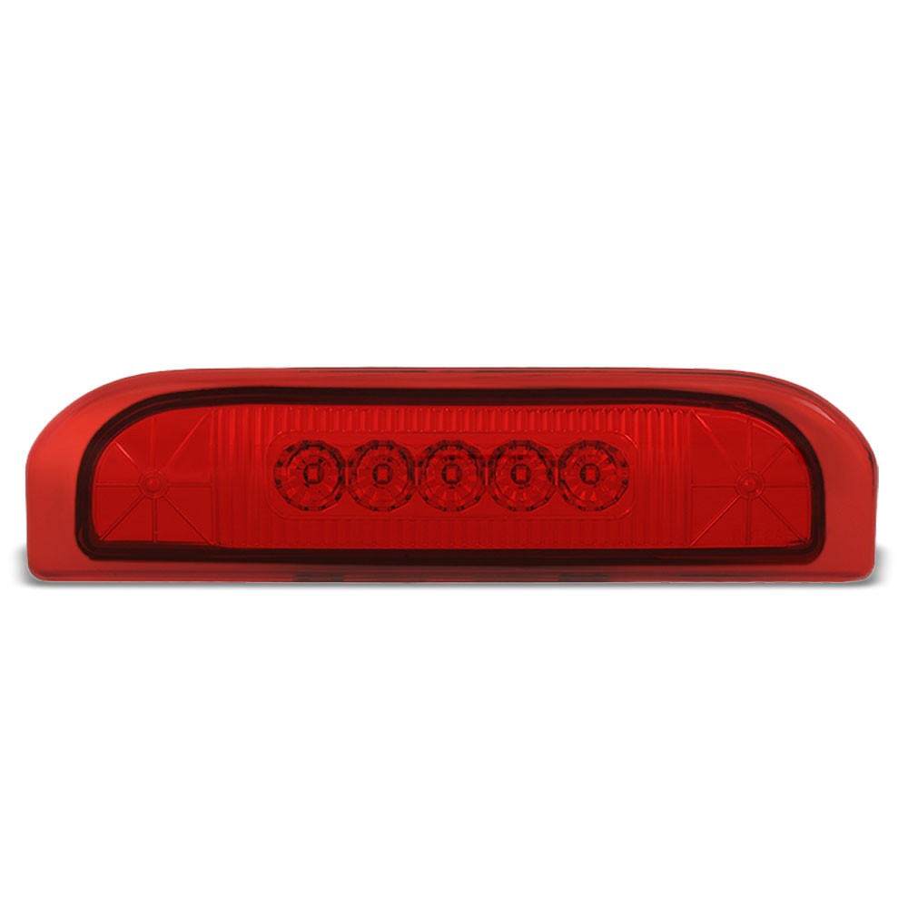 Chrome Housing/Red Lens LED Rear Tail Third Brake Light For 09-14 Nissan Cube
