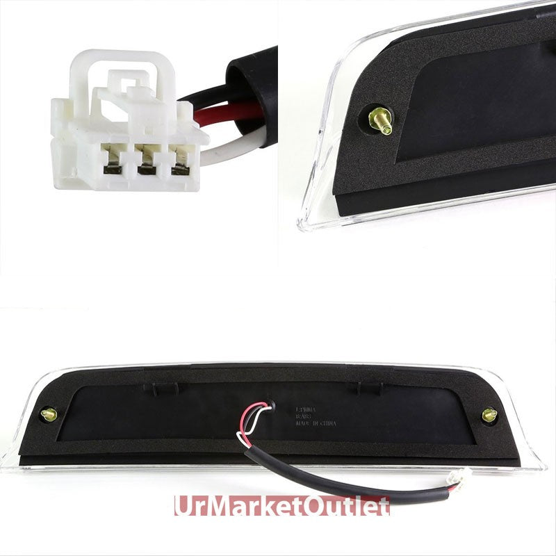 Black Housing Clear Len Third Brake LED Light For 04-14 Titan A60/Frontier D40