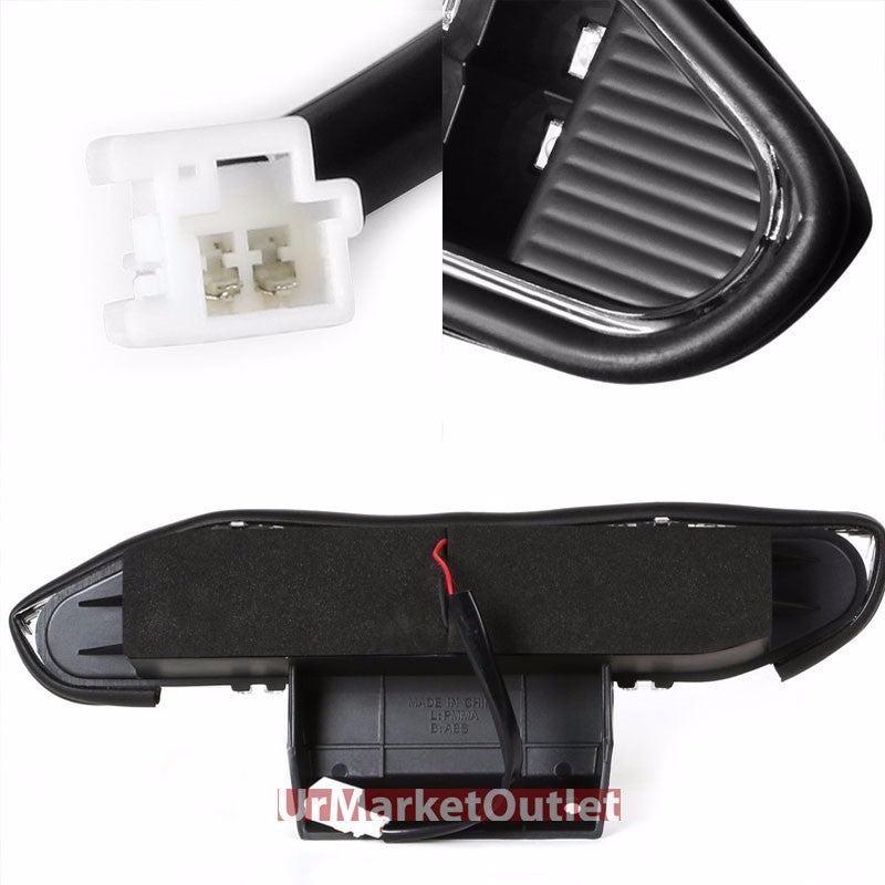 Black Housing Clear Len Third Brake Red LED Light For Nissan 00-04 Xterra WD22