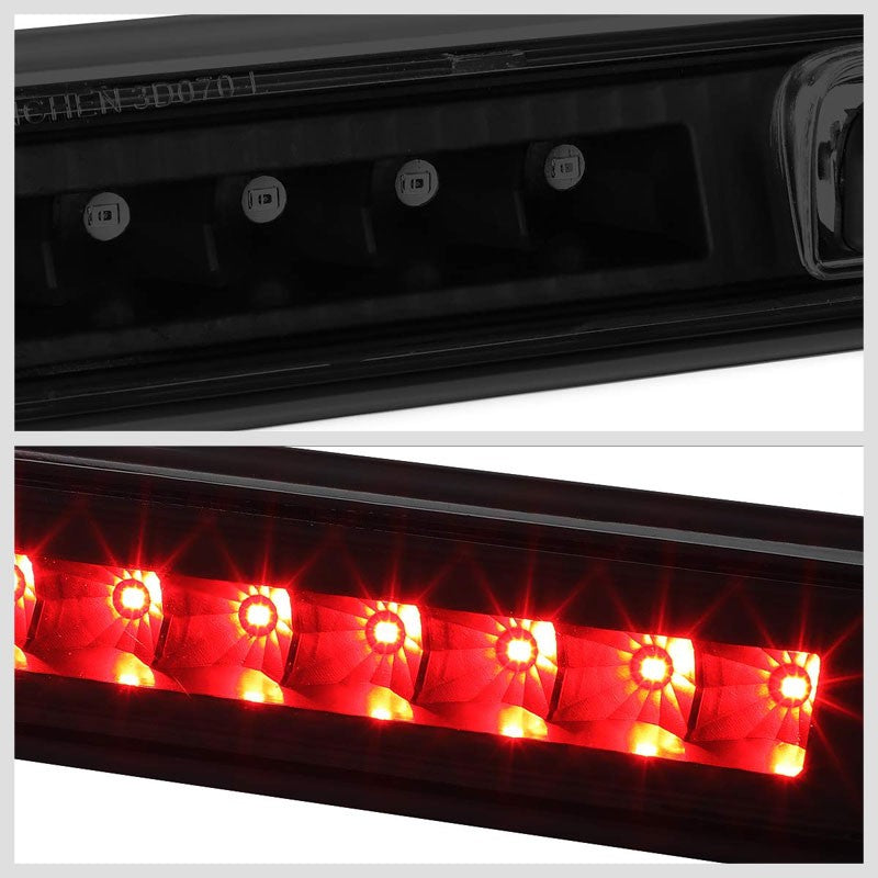 Smoke Lens/Black Housing Full LED Rear Third Brake Light for 07-17 Jeep Patriot