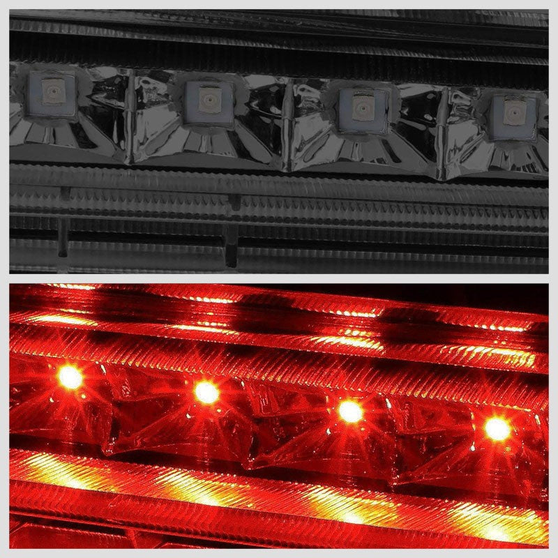 Chrome Housing Smoked Len LED Rear 3RD Third Brake Light Lamp For 05-10 Scion tC