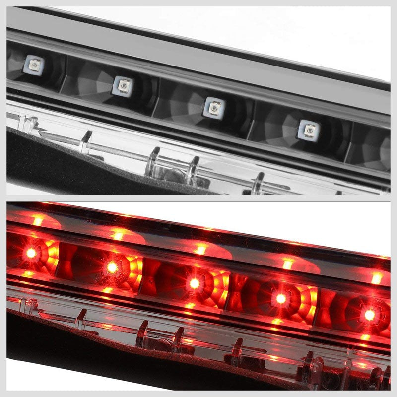 Black Housing Clear Lens LED Rear 3RD Third Brake Light Lamp For 11-16 Scion tC