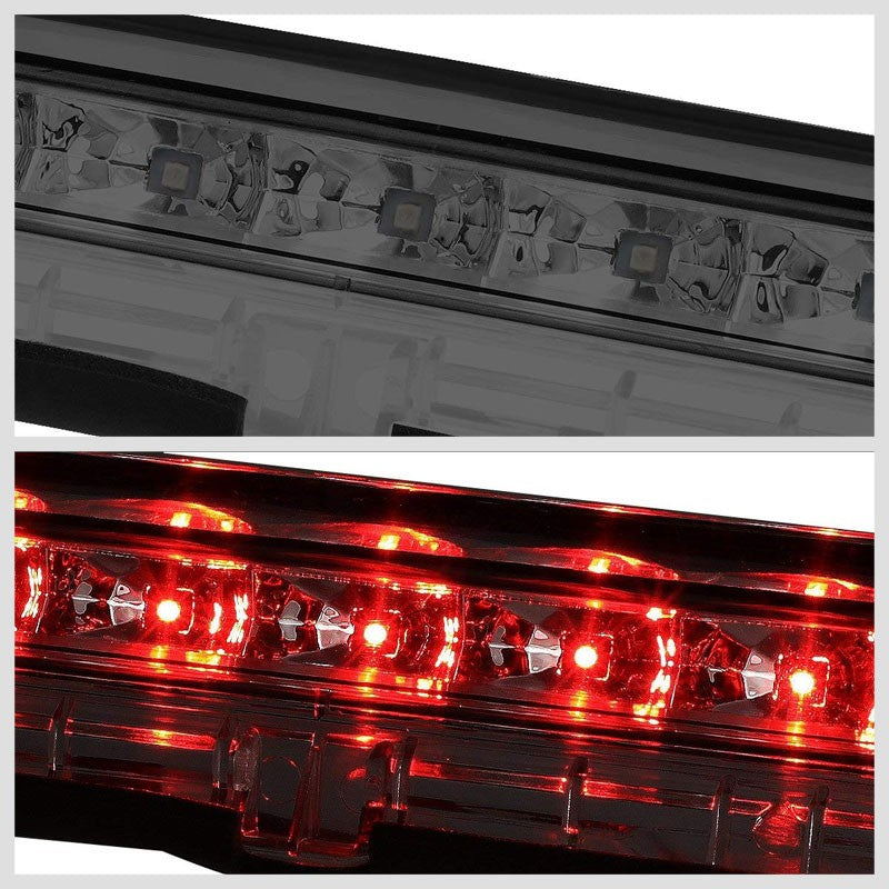 Chrome Housing Smoked Len LED Rear 3RD Third Brake Light Lamp For 11-16 Scion tC