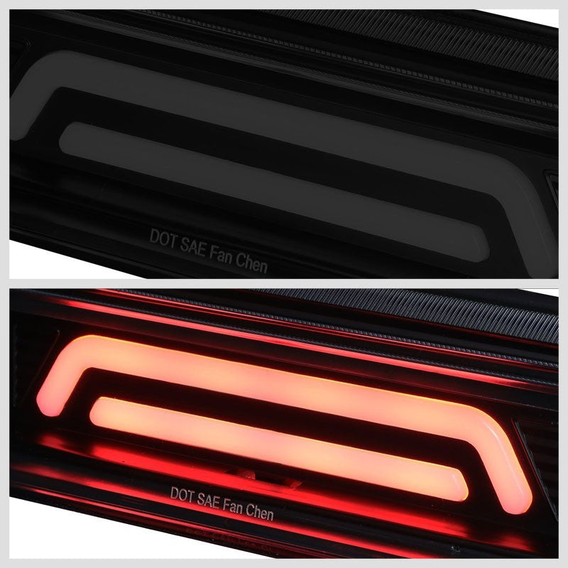 Black Housing Smoked Lens 3D LED Third Brake Light+Cargo Light For 07-20 Tundra