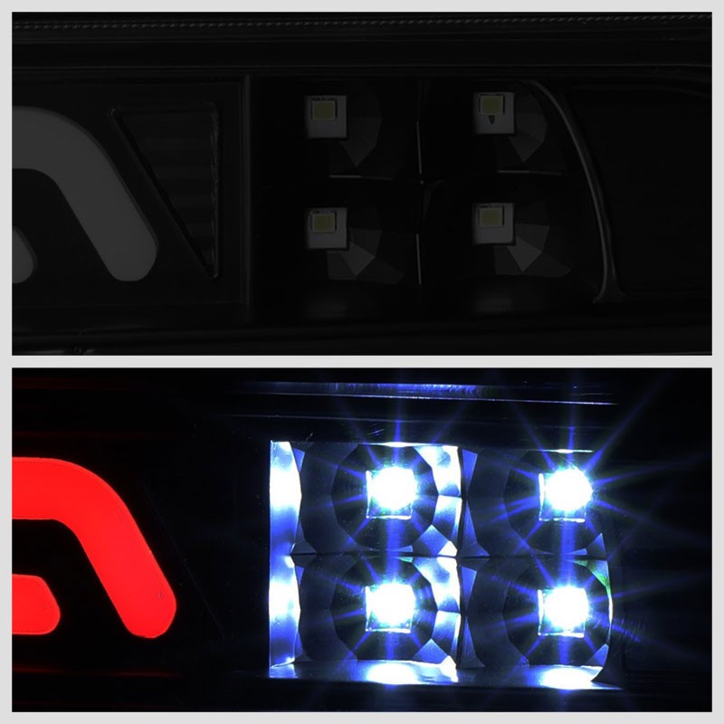 Black Housing Smoked Lens 3D LED Third Brake Light+Cargo Light For 07-20 Tundra