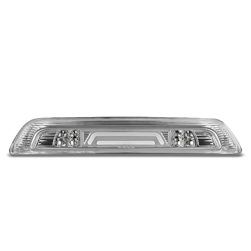 Chrome Housing Clear Lens 3D LED Third Brake Light+Cargo Light For 07-20 Tundra