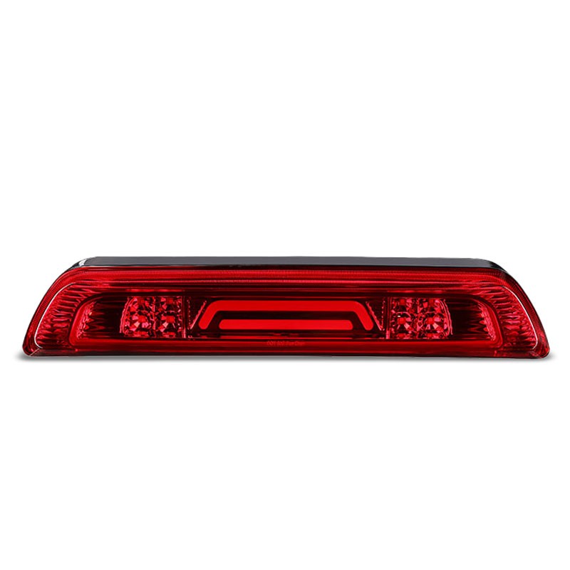 Chrome Housing Red Lens 3D LED Third Brake Light+Cargo Light For 07-20 Tundra