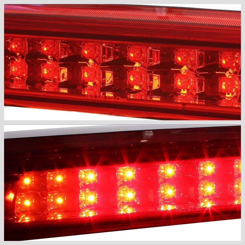 Red Third Brake/Reverse Red/White LED Cargo Light For 07-20 Toyota Tundra