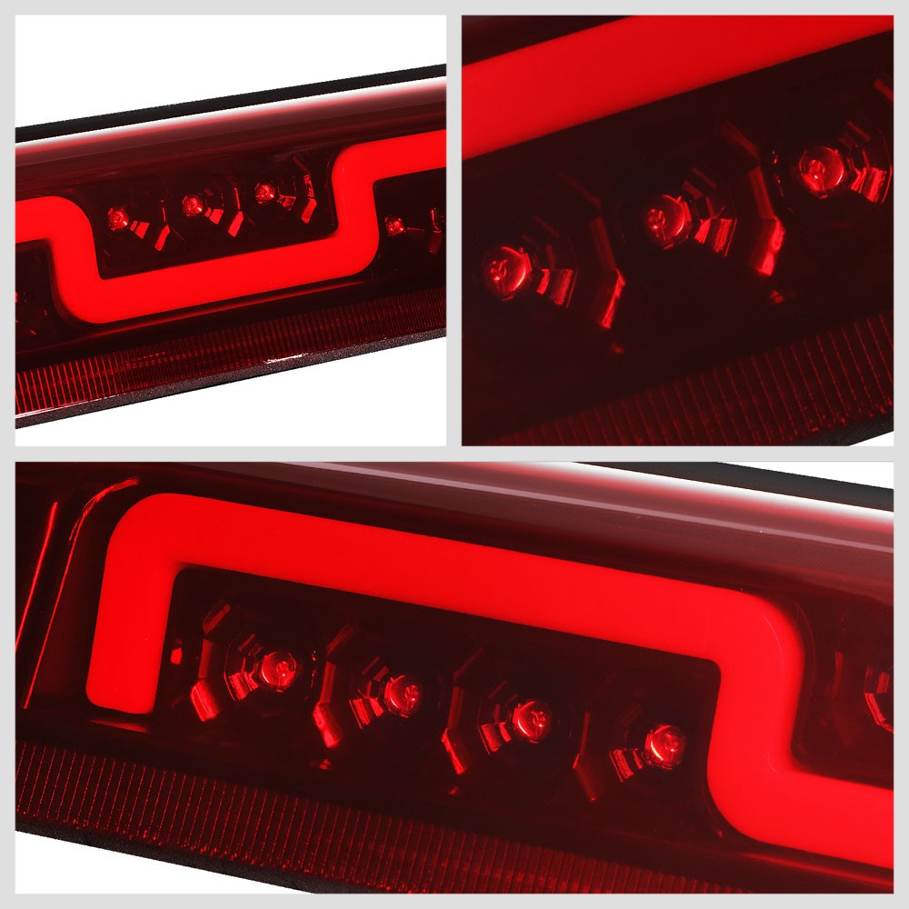 [Brake & Cargo LED] Red Len/Red Third Brake Light For 07-10 Explorer Sport Trac