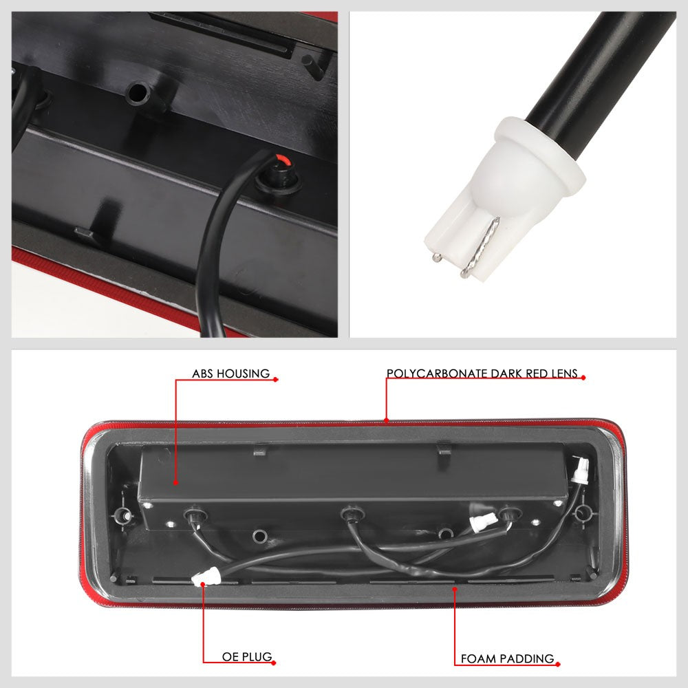 [Brake & Cargo LED] Red Len/Red Third Brake Light For 07-10 Explorer Sport Trac