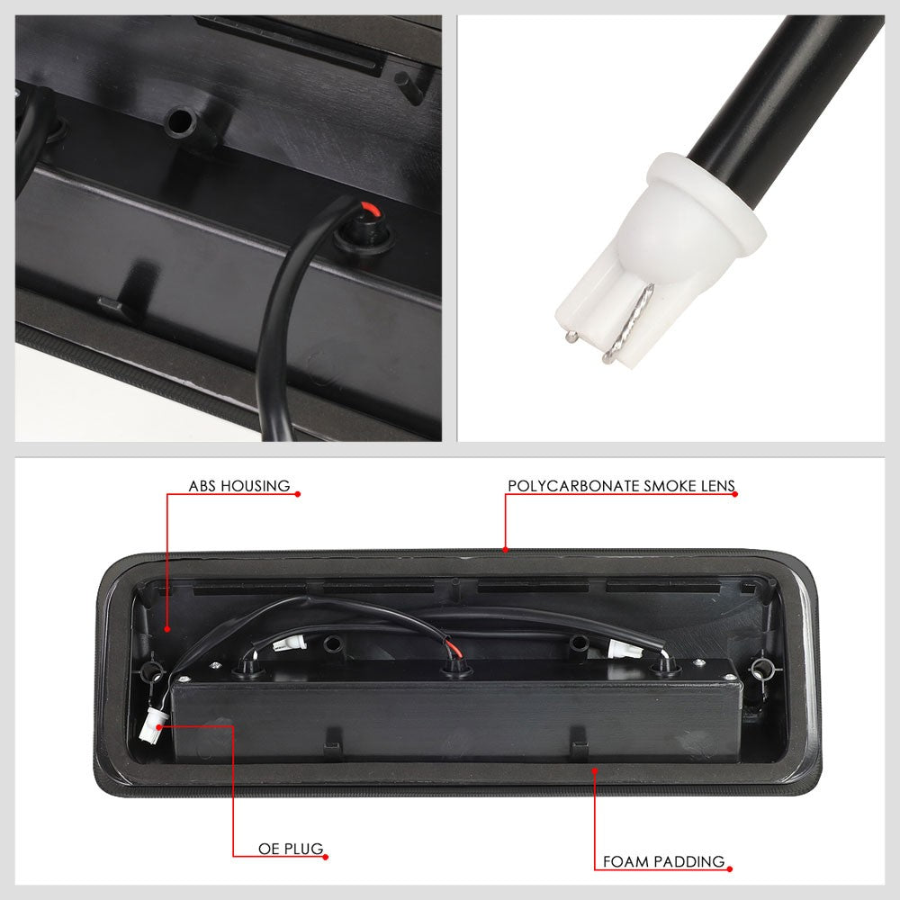 [Brake & Cargo LED] Smoked Len Third Brake Light For 07-10 Explorer Sport Trac