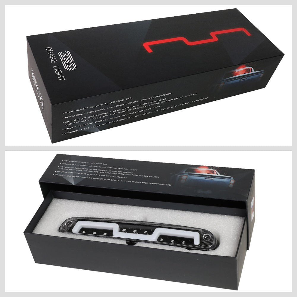 [Brake & Cargo LED] Clear Len Third Brake Light For 94-10 Mazda B-Series Pickup