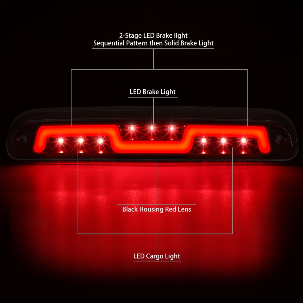 [Brake & Cargo LED] Red Len Third Brake Light For 94-10 Mazda B-Series Pickup