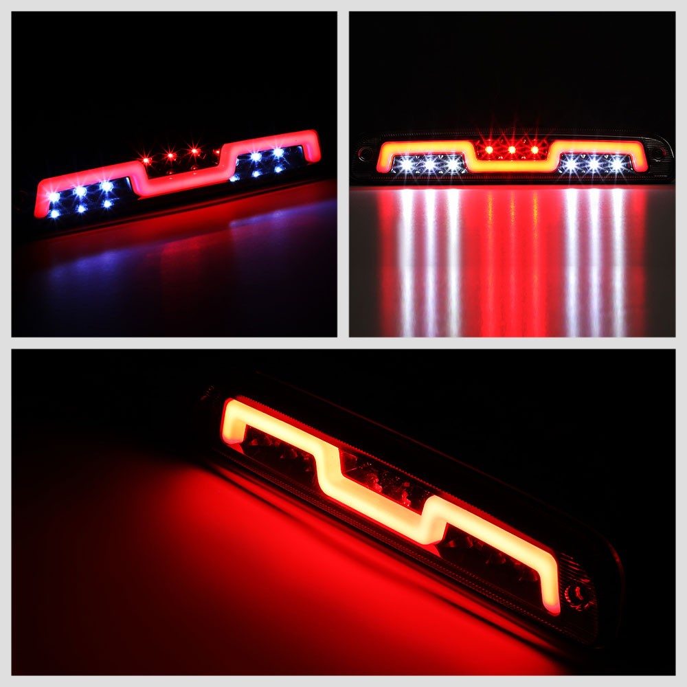 [Brake & Cargo LED] Smoked Len Third Brake Light For 94-10 Mazda B-Series Pickup