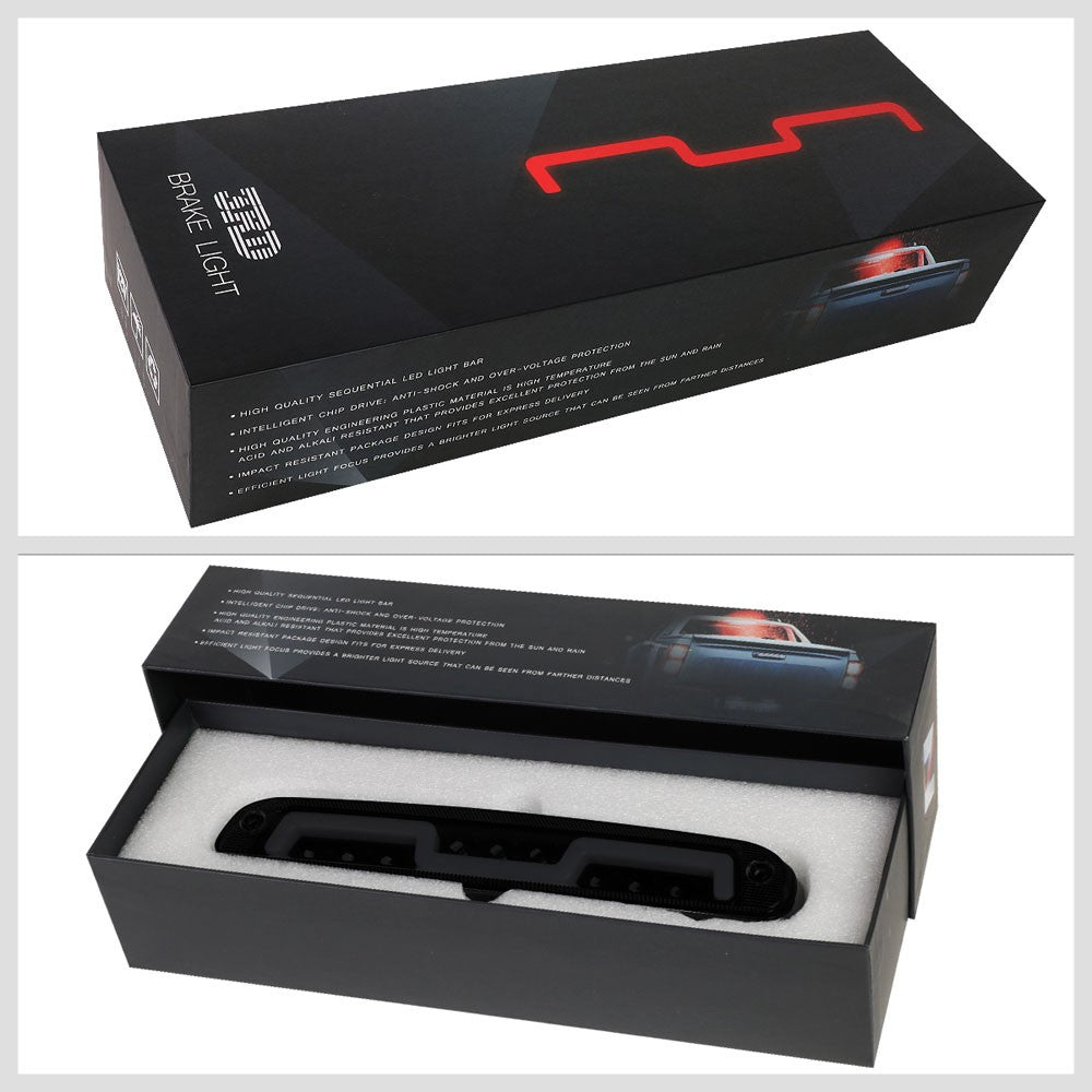 [Brake & Cargo LED] Smoked Len Third Brake Light For 94-10 Mazda B-Series Pickup