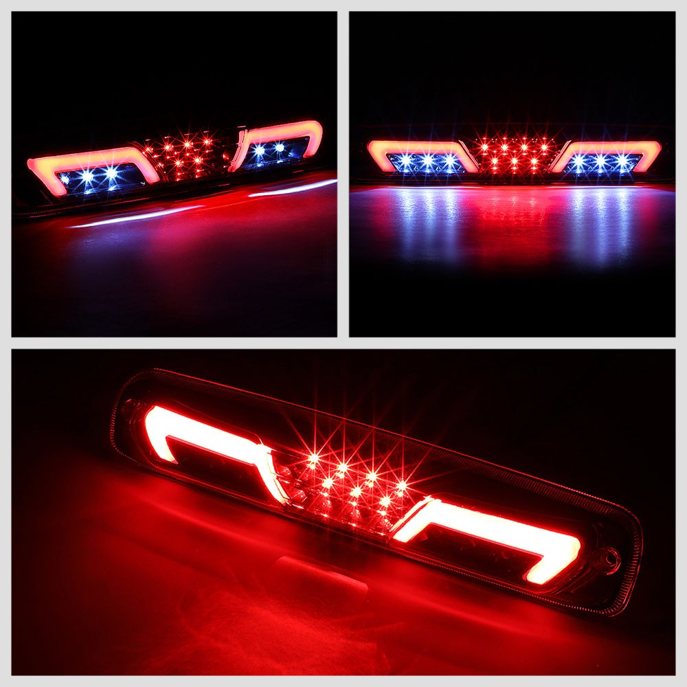 [Brake & Cargo LED] Clear Len Third Brake Light For 07 Silverado HD Classic