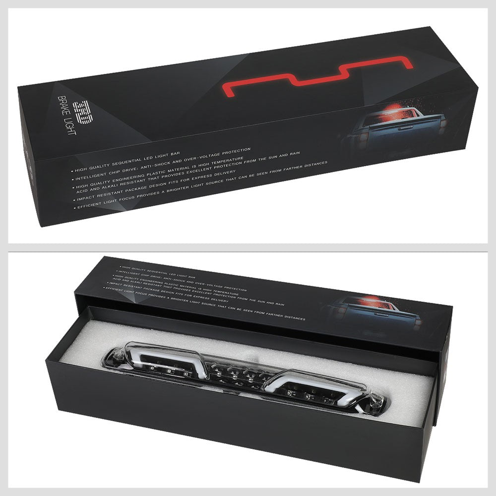 [Brake & Cargo LED] Clear Len Third Brake Light For 07 Silverado HD Classic