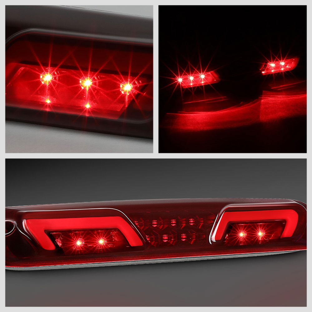 [Brake & Cargo LED] Red Len Third Brake Light For 07 Silverado Sierra HD Classic