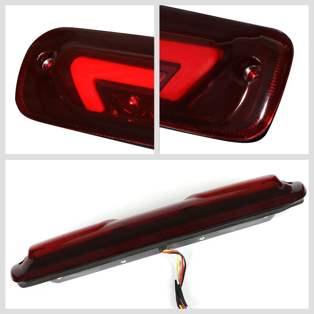 [Brake & Cargo LED] Red Len Third Brake Light For 07 Silverado Sierra HD Classic
