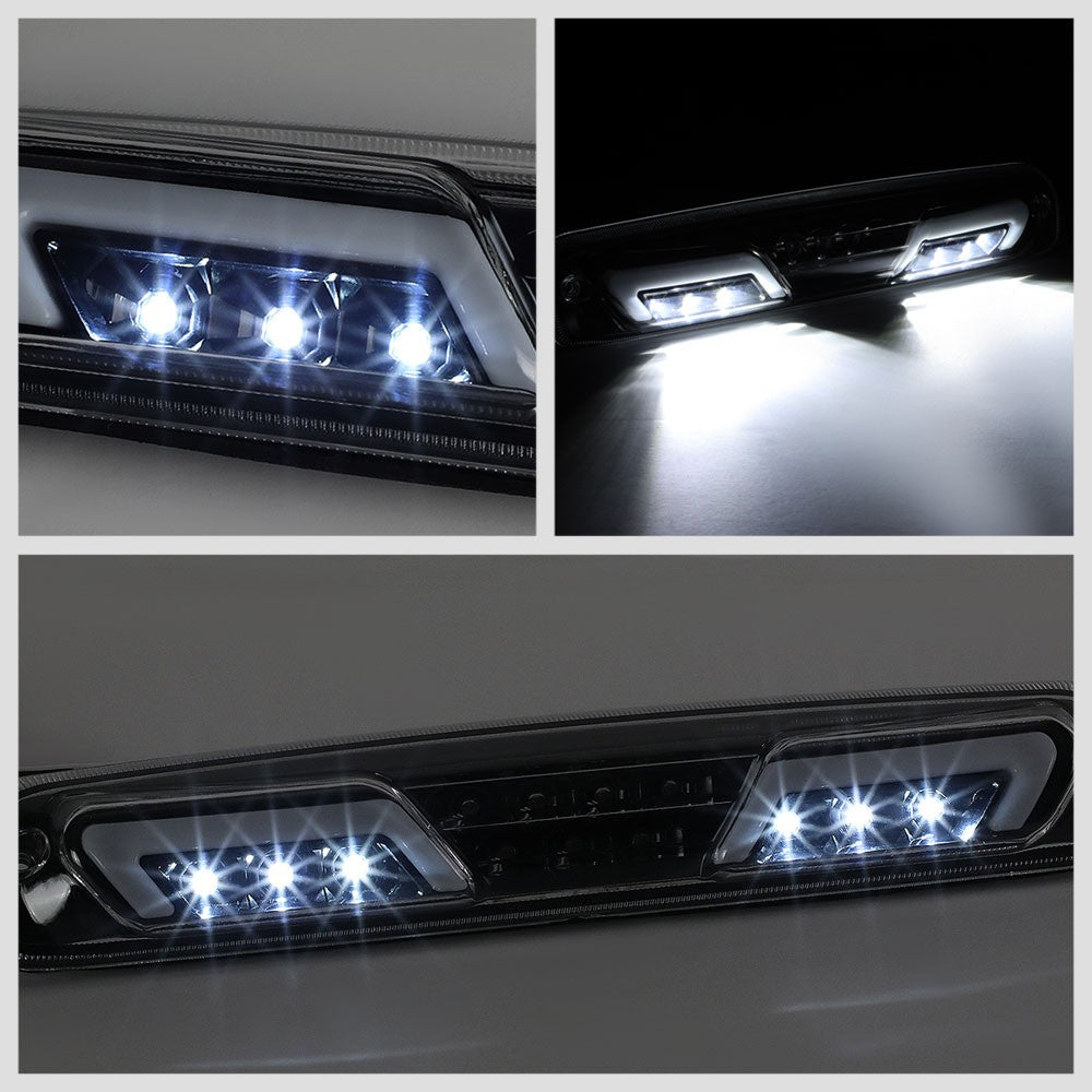 [Brake & Cargo LED] Clear Len Third Brake Light For 07-14 Silverado Sierra HD