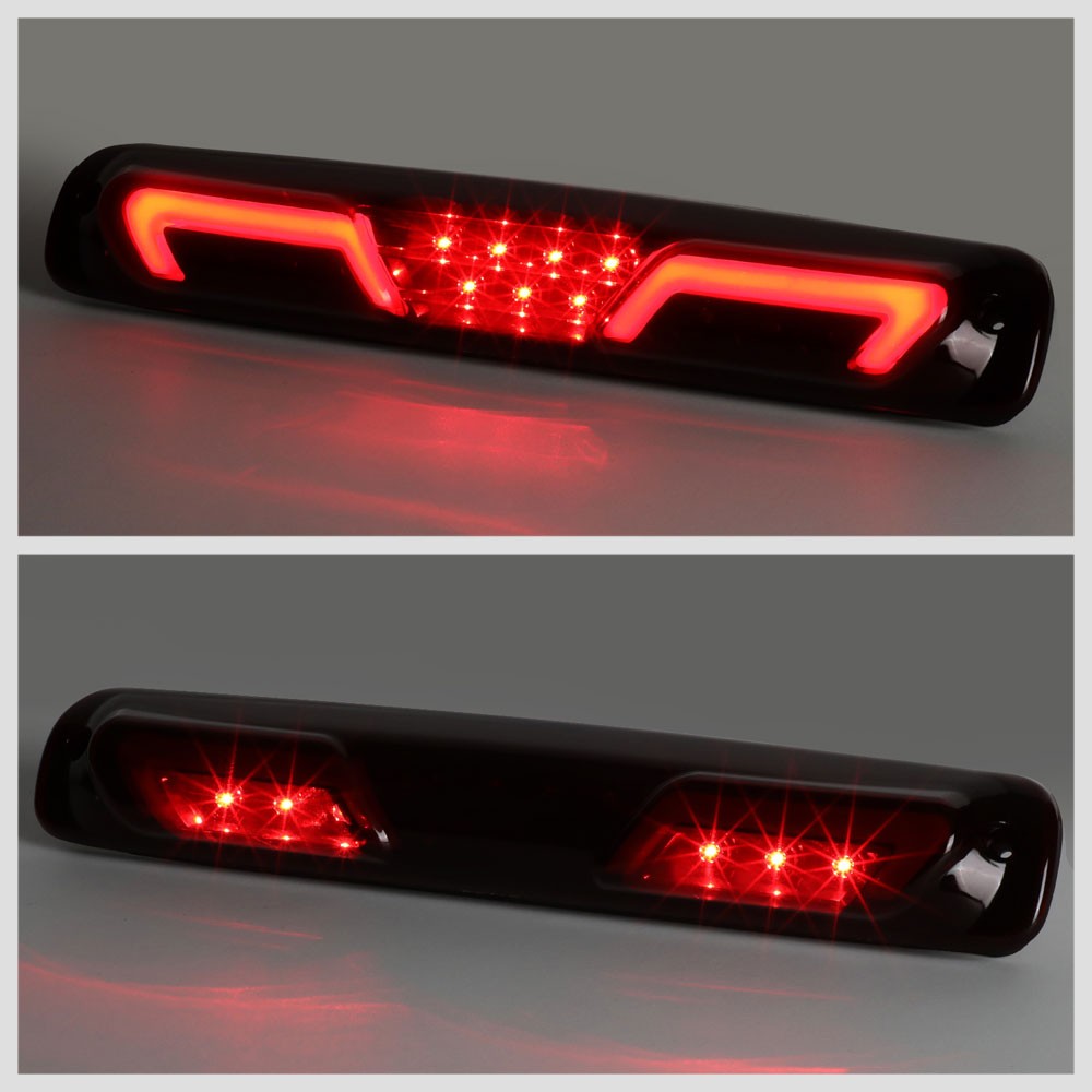 [Brake & Cargo LED] Red Len/Red Third Brake Light For 07-14 Silverado Sierra HD