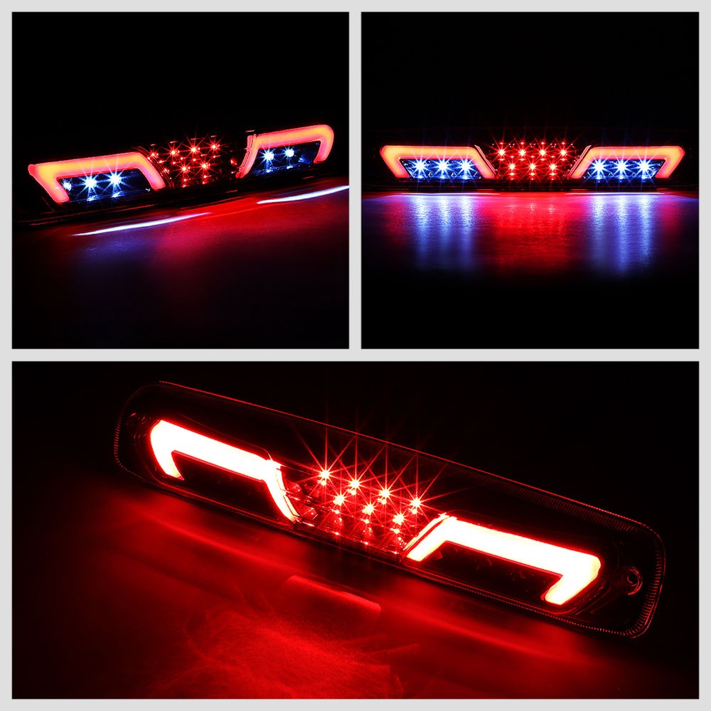 [Brake & Cargo LED] Smoked Len Third Brake Light For 07-14 Silverado Sierra HD