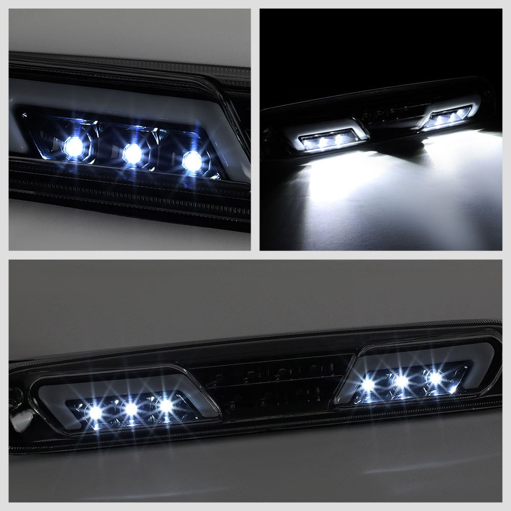 [Brake & Cargo LED] Smoked Len Third Brake Light For 07-14 Silverado Sierra HD