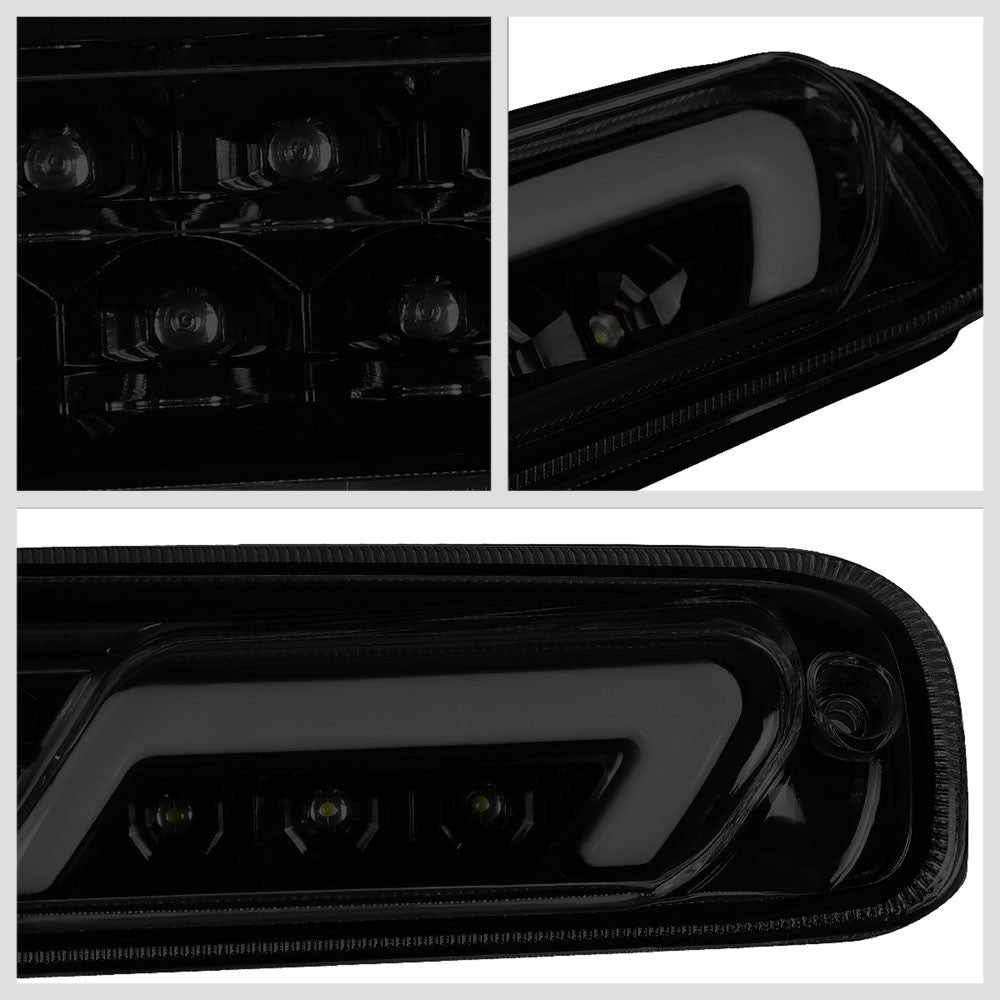 [Brake & Cargo LED] Smoked Len Third Brake Light For 07-14 Silverado Sierra HD