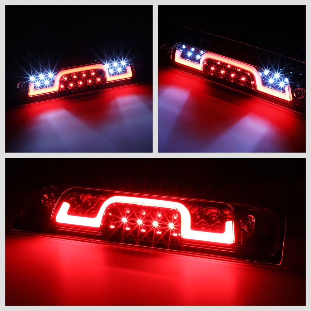 [Brake & Cargo LED] Clear Len Third Brake Light For 14-22 Silverado Sierra HD