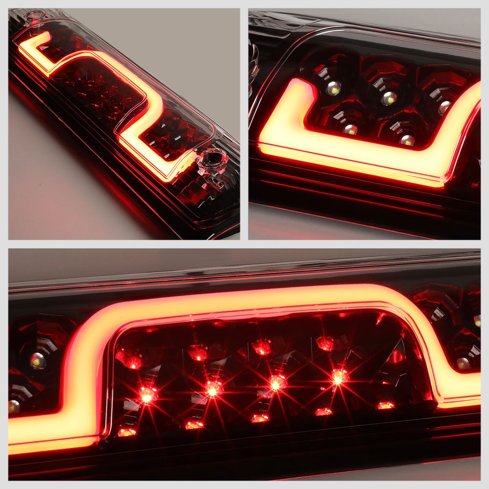 [Brake & Cargo LED] Clear Len Third Brake Light For 14-22 Silverado Sierra HD